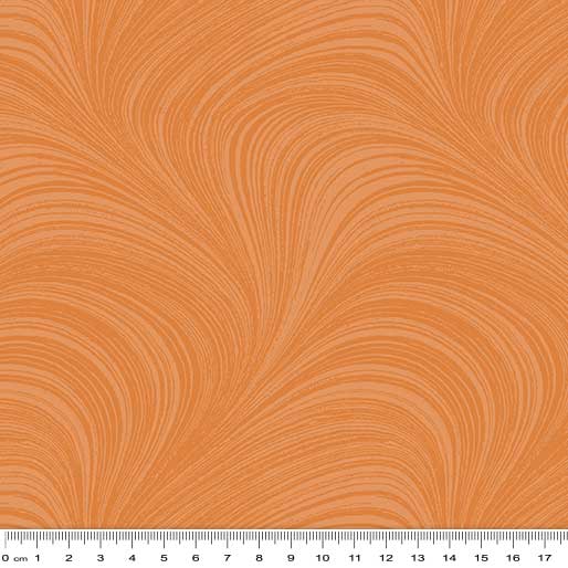 101007 Wave Texture Pearlescent Orange 37 100% cotton