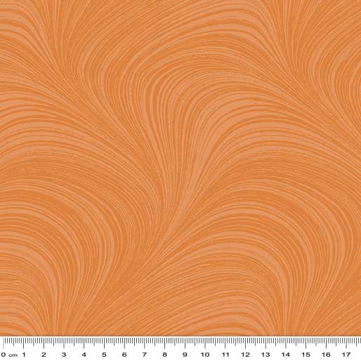 101007 Wave Texture Pearlescent Orange 37 100% cotton 