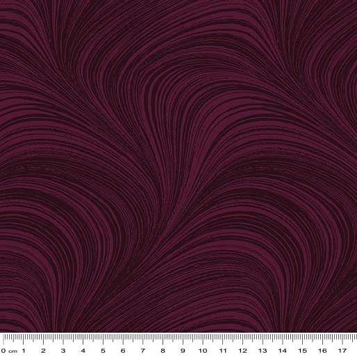 101013 Wave Texture Pearlescent Wine 87 100% cotton