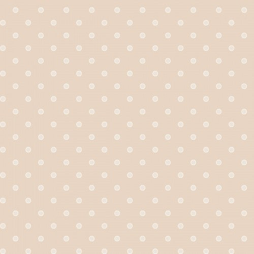 102022 Basically Hugs Dots Beige by Helen Stubbings 100% cotton