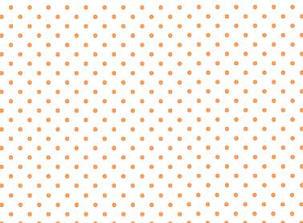 102027 Basically Hugs Dots Orange by Helen Stubbings 100% cotton