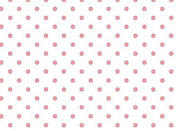 102028 Basically Hugs Dots Pink by Helen Stubbings 100% cotton