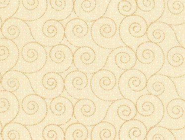 102064 Basically Hugs Swirls Beige by Helen Stubbings 100% cotton