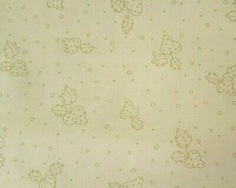 102093 Nice People Nice Things Strawberries Cream by Helen Stubbings 100% cotton