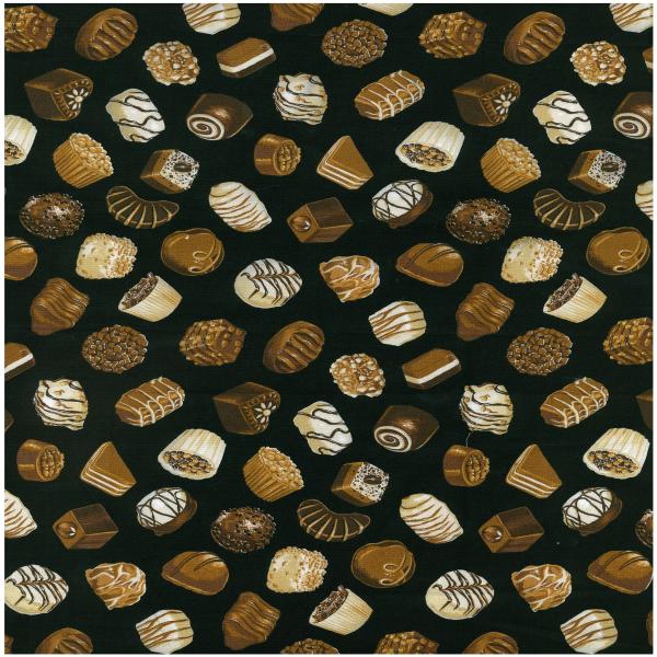 104026 Sweet Cafe Chocolate by Nutex 100% cotton