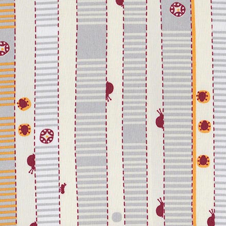 107007 Snails and Ladders by Saffron Craig 100% cotton