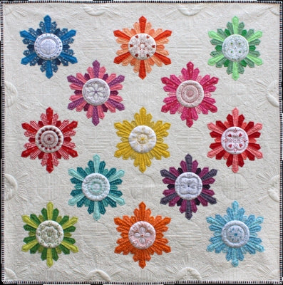 201007 Razz-a-dazzle Quilt Pattern with BOM option by Hugs n Kisses
