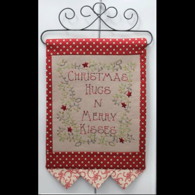 201012 Christmas Hugs Stitchery Pattern by Hugs n Kisses