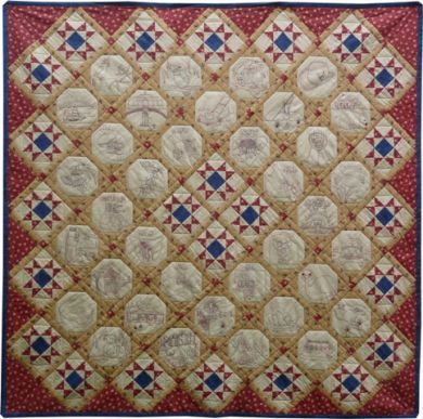 201045 Truly Aussie Stitchery Quilt Pattern by Hugs n Kisses