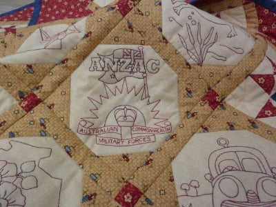 201045 Truly Aussie Stitchery Quilt Pattern by Hugs n Kisses