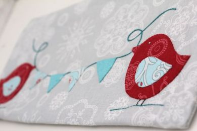 201050 Applique Club Birdie Pencil Case Pattern by Hugs n Kisses