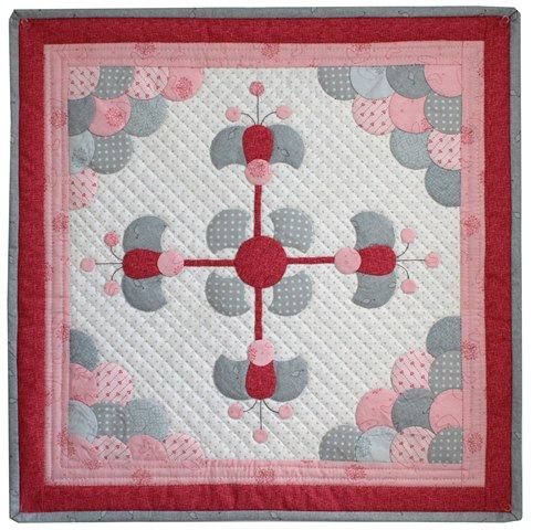 201057 Mini Quilt Club 2 in Clamshell EPP Pattern by Hugs n Kisses