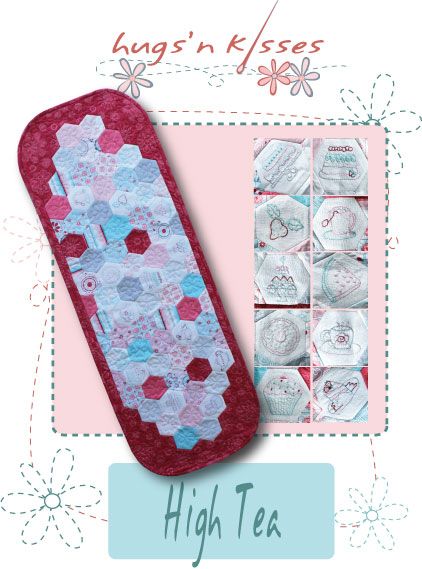 201075 High Tea Table Runner Pattern by Hugs n Kisses