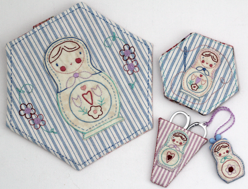 201080 Nesting Matryoshkas Stitching Chatelaine Pattern by Hugs n Kisses