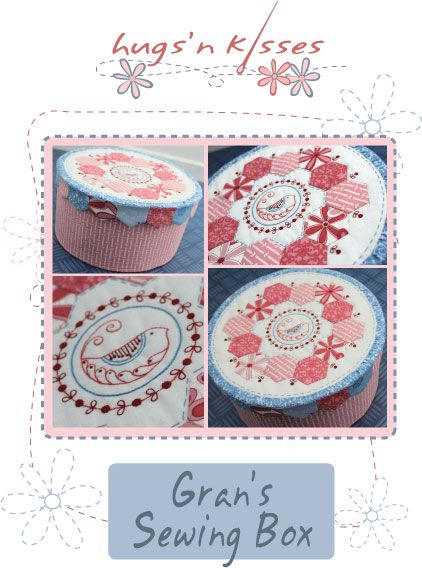 201085 Gran's Sewing Box Pattern by Hugs n Kisses