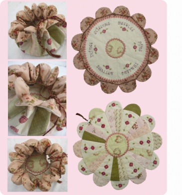 201087 Sweet Roses Sewing Whatnot Pattern by Hugs n Kisses