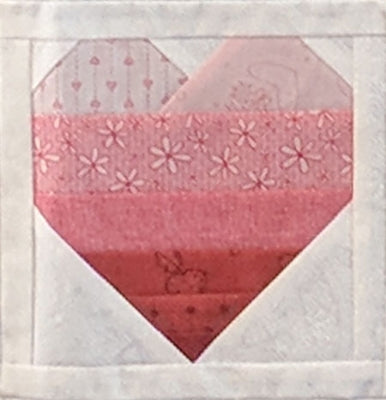 206005 Colour My Heart Foundation Paper Pieced Quilt Pattern by Margaret Phillips