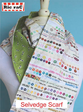208002 Selvedge Scarf Pattern by Ric Rac Creative Card