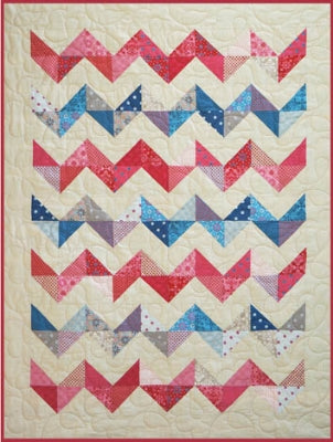209003 Nellie Hill Chevron Quilt Pattern by Rosalie Dekker Creative Card