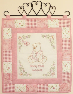 210004 Emmy Rose Birth Stitchery Pattern by Teddlywinks