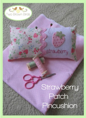 211008 Strawberry Patch Pincushion Pattern by Two Brown Birds Creative Card