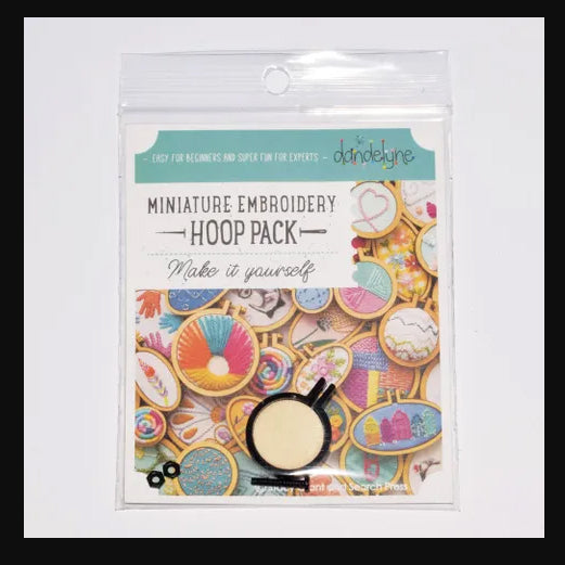 315018 Miniature Embroidery Hoop 2.5cm Acrylic Black