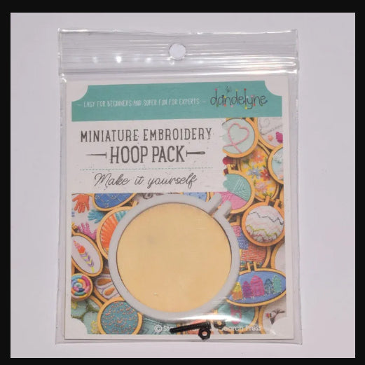 315023 Miniature Embroidery Hoop 5.5cm Acrylic White