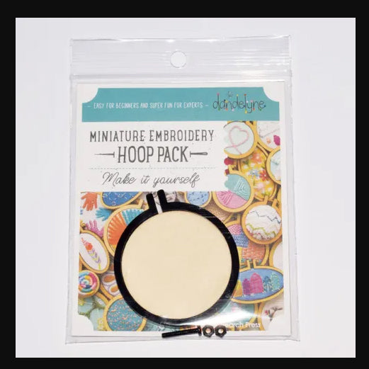 315024 Miniature Embroidery Hoop 5.5cm Acrylic Black