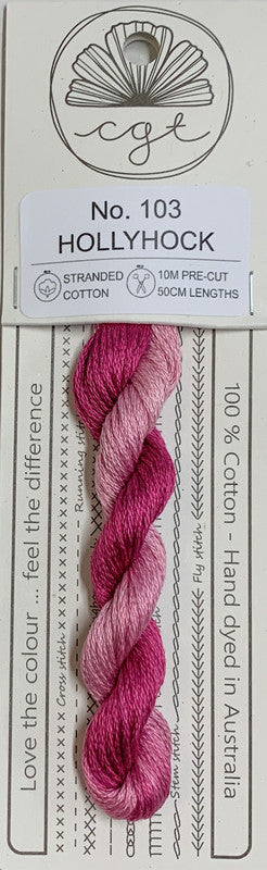 401004 Cottage Garden Thread Signature Range 103 Holyhock