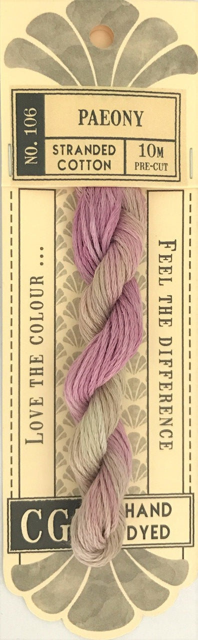 401007 Cottage Garden Thread Signature Range 106 Paeony