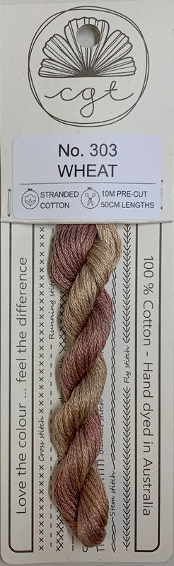 401025 Cottage Garden Thread Signature Range 303 Wheat