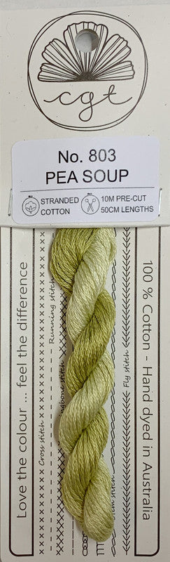 401096 Cottage Garden Thread Signature Range 803 Pea Soup