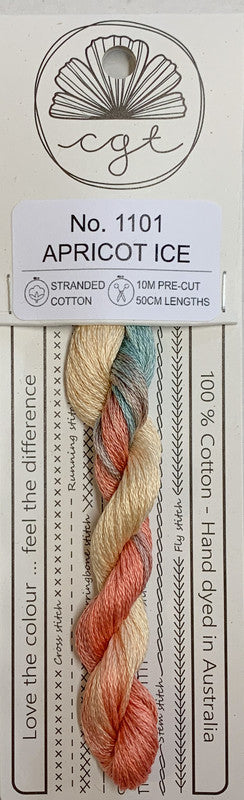 401135 Cottage Garden Thread Signature Range 1101 Apricot Ice