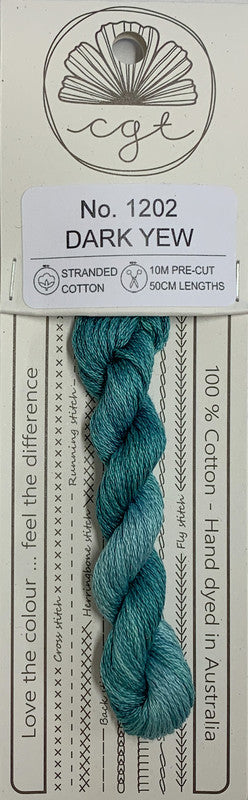 401146 Cottage Garden Thread Signature Range 1202 Dark Yew