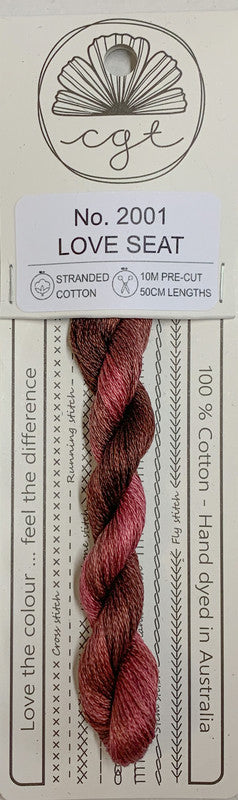 401193 Cottage Garden Thread Signature Range 2001 Love Seat