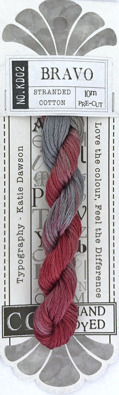 405002 Cottage Garden Thread Typography Range KD02 Bravo