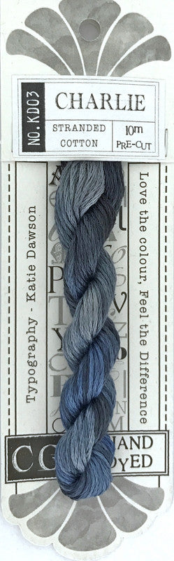 405003 Cottage Garden Thread Typography Range KD03 Charlie