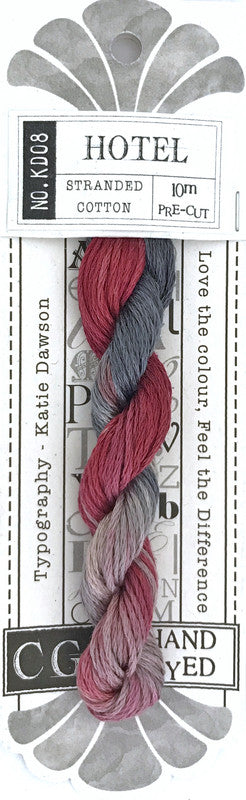 405008 Cottage Garden Thread Typography Range KD08 Hotel