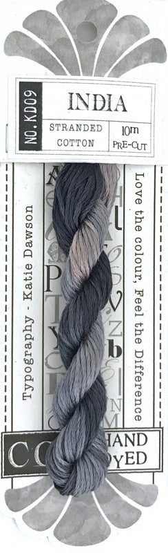 405009 Cottage Garden Thread Typography Range KD09 India