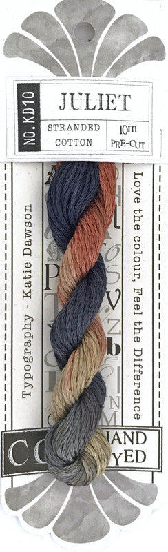 405010 Cottage Garden Thread Typography Range KD10 Juliet