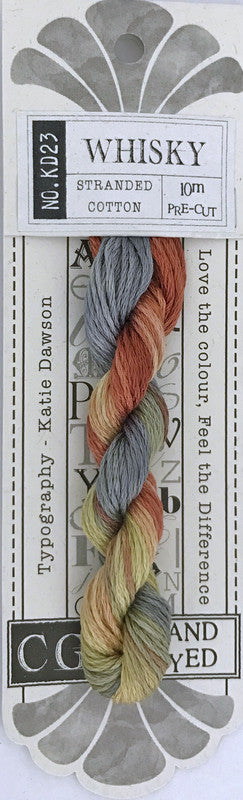 405023 Cottage Garden Thread Typography Range KD23 Whisky