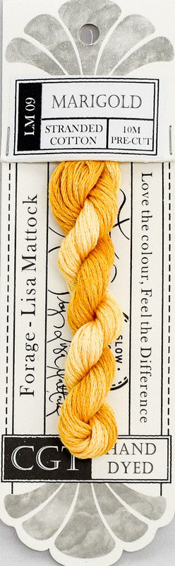 406009 Cottage Garden Thread Forage Range LM09 Marigold