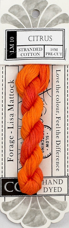 406010 Cottage Garden Thread Forage Range LM10 Citrus