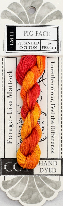 406011 Cottage Garden Thread Forage Range LM11 Pig Face