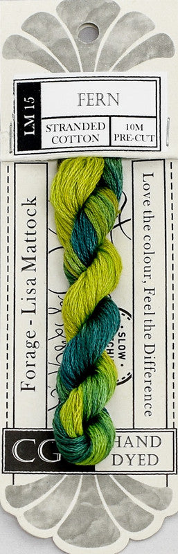 406015 Cottage Garden Thread Forage Range LM15 Fern