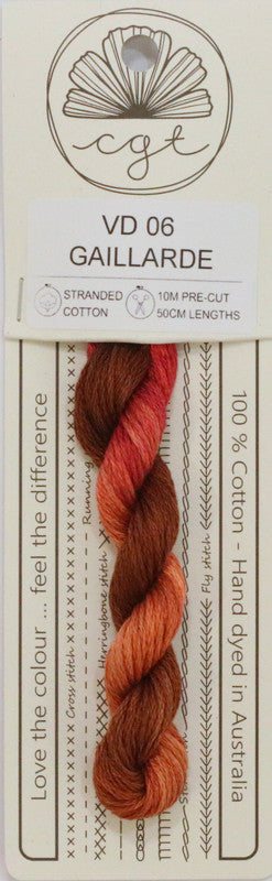 407006 Cottage Garden Thread Feathers & Petals Range VD06 Gaillarde