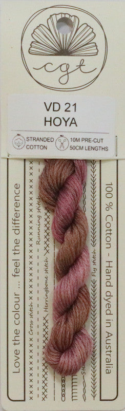 407021 Cottage Garden Thread Feathers & Petals Range VD21 Hoya