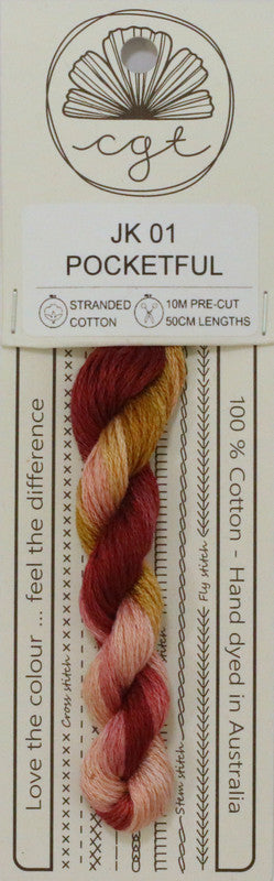 408001 Cottage Garden Thread Bookshelf Range JK01 Pocketful