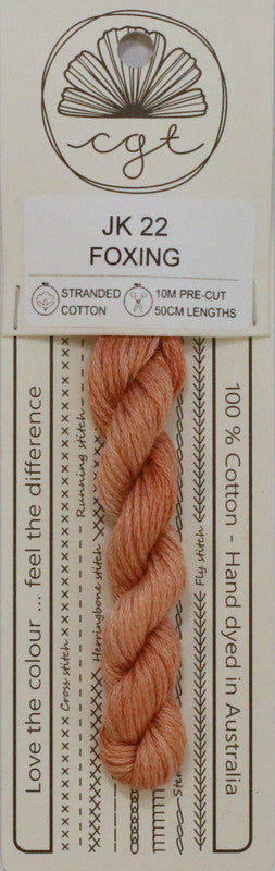 408022 Cottage Garden Thread Bookshelf Range JK22 Foxing