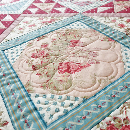 Arcadia by Keryn Emmerson and Kim Hurley of l’uccello - Quilter's Companion 2023 BOM